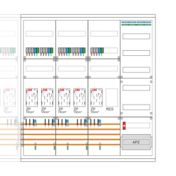 Preview: Zählerschrank 15 Zähler, Verteiler, APZ | eHZ | SCHIEGL (rechts)